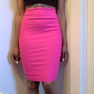 Hot pink Skirt